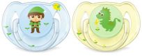 AVENT Šidítko Pohádka 6-18 m, 2 ks, modro-zelené AVENT Šidítko Pohádka 6-18 m, 2 ks, modro-zelené