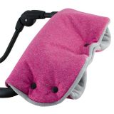 ESITO Rukávník na kočárek Magna softshell růžový melír ESITO Rukávník na kočárek Magna softshell růžový melír