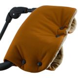 ESITO Rukávník na kočárek Magna softshell okrová ESITO Rukávník na kočárek Magna softshell okrová