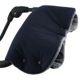 ESITO Rukávník na kočárek Magna softshell tmavě šedá / šedá ESITO Rukávník na kočárek Magna softshell tmavě šedá / šedá