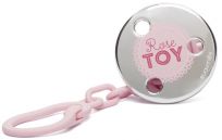 SUAVINEX Stříbrný klip Toys – růžový řetízek - toy SUAVINEX Stříbrný klip Toys – růžový řetízek - toy