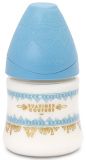 SUAVINEX Láhev 150 ml savička S Premium – světle modrá SUAVINEX Láhev 150 ml savička S Premium – světle modrá