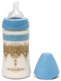 SUAVINEX Láhev 270 ml savička S Premium – světle modrá SUAVINEX Láhev 270 ml savička S Premium – světle modrá