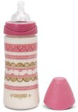 SUAVINEX Láhev 360 ml savička S Premium – růžová SUAVINEX Láhev 360 ml savička S Premium – růžová