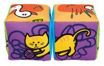 K´S KIDS Zábavné textilní kostky - Zvířátka K´S KIDS Zábavné textilní kostky - Zvířátka