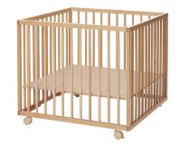 BABYDAN Dřevěná ohrádka Comfort Medium 79x79x73 cm, natur BABYDAN Dřevěná ohrádka Comfort Medium 79x79x73 cm, natur