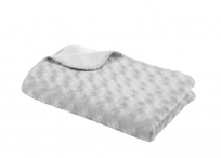 BABYDAN Dětská deka double fleece oboustranná 75x100, grey BABYDAN Dětská deka double fleece oboustranná 75x100, grey