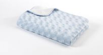 BABYDAN Dětská deka double fleece oboustranná 75x100, light blue BABYDAN Dětská deka double fleece oboustranná 75x100, light blue