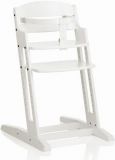 BABYDAN Dřevěná jídelní židlička DanChair, white BABYDAN Dřevěná jídelní židlička DanChair, white
