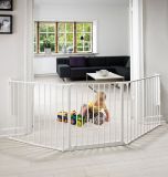 BABYDAN Prostorová zábrana Flex L bílá 90-225 cm BABYDAN Prostorová zábrana Flex L bílá 90-225 cm