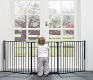 BABYDAN Prostorová zábrana Flex L černá 90-225 cm BABYDAN Prostorová zábrana Flex L černá 90-225 cm