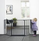 BABYDAN Prostorová zábrana Flex M černá 90-140 cm BABYDAN Prostorová zábrana Flex M černá 90-140 cm