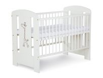 KLUPS Postýlka dřevěná SAFARI 120 x 60 bílá KLUPS Postýlka dřevěná SAFARI 120 x 60 bílá