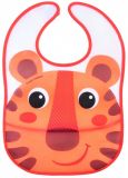 CANPOL BABIES Bryndák s kapsou Hello Little – oranžový CANPOL BABIES Bryndák s kapsou Hello Little – oranžový