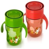 AVENT První skutečný hrneček 260 ml – zelený/červený AVENT První skutečný hrneček 260 ml – zelený/červený