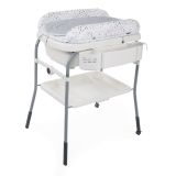 CHICCO Stolek přebalovací s vaničkou Cuddle & Bubble - Cool Grey CHICCO Stolek přebalovací s vaničkou Cuddle & Bubble - Cool Grey