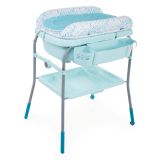 CHICCO Stolek přebalovací s vaničkou Cuddle & Bubble - Dusty Green CHICCO Stolek přebalovací s vaničkou Cuddle & Bubble - Dusty Green