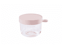 BEABA Kelímek na jídlo skleněný 150ml růžový BEABA Kelímek na jídlo skleněný 150ml růžový