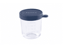 BEABA Kelímek na jídlo skleněný 250ml tmavě modrý BEABA Kelímek na jídlo skleněný 250ml tmavě modrý