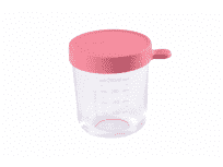 BEABA Kelímek na jídlo skleněný 250ml tmavě růžový BEABA Kelímek na jídlo skleněný 250ml tmavě růžový
