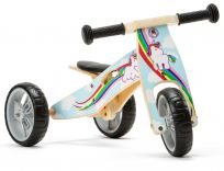 NICKO Dřevěné odrážedlo 2v1 mini – Jednorožec NICKO Dřevěné odrážedlo 2v1 mini – Jednorožec