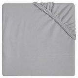 JOLLEIN Prostěradlo double jersey 120 x 60 cm – Soft grey JOLLEIN Prostěradlo double jersey 120 x 60 cm – Soft grey