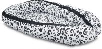JOLLEIN Hniezdo pre bábätko Babynest – Leopard black white JOLLEIN Hniezdo pre bábätko Babynest – Leopard black white