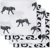 JOLLEIN Plena balení 4 ks – Leopard black white JOLLEIN Plena balení 4 ks – Leopard black white