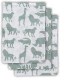 JOLLEIN Žínka balení 3 ks – Safari Forest green JOLLEIN Žínka balení 3 ks – Safari Forest green