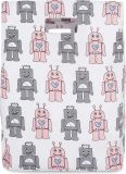 JOLLEIN Koš na hračky XL – Robot pink JOLLEIN Koš na hračky XL – Robot pink