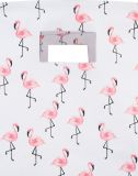 JOLLEIN Koš na hračky XL – Canvas Flamingo JOLLEIN Koš na hračky XL – Canvas Flamingo