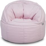 JOLLEIN Křesílko-beanbag sofa round canvas – Vintage pink JOLLEIN Křesílko-beanbag sofa round canvas – Vintage pink