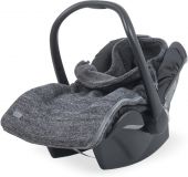 JOLLEIN Komfortní fusak do autosedačky Natural knit – Anthracite JOLLEIN Komfortní fusak do autosedačky Natural knit – Anthracite