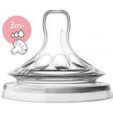 Philips AVENT Dudlík Natural variabilní průtok 3+ m, 2 ks Philips AVENT Dudlík Natural variabilní průtok 3+ m, 2 ks