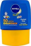 NIVEA Sun Protect & Care Vreckové detské mlieko na opaľovanie OF 50+ 50 ml