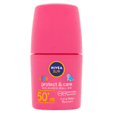 NIVEA Sun Protect & Play Detské farebné mlieko na opaľovanie guľôčkové OF 50+ 50 ml