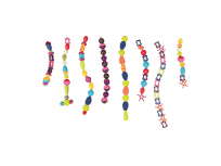 B.TOYS Spojovací korále a tvary Pop Arty 50 ks Červené/oranžové B.TOYS Spojovací korále a tvary Pop Arty 50 ks Červené/oranžové