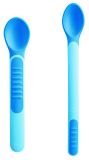 MAM Lžičky feeding spoons & Cover, 6m+ modré MAM Lžičky feeding spoons & Cover, 6m+ modré