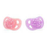 TWISTSHAKE Dudlík Mini 0-6m pastelově růžová a purpurový 2 ks TWISTSHAKE Dudlík Mini 0-6m pastelově růžová a purpurový 2 ks