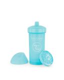 TWISTSHAKE Lahev netekoucí s pítkem 360 ml 12m+ pastelově modrá TWISTSHAKE Lahev netekoucí s pítkem 360 ml 12m+ pastelově modrá