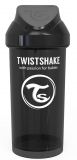 TWISTSHAKE Láhev s brčkem 360 ml (12+m) černá TWISTSHAKE Láhev s brčkem 360 ml (12+m) černá