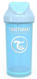 TWISTSHAKE Láhev s brčkem 360 ml (12+m) pastelově modrá TWISTSHAKE Láhev s brčkem 360 ml (12+m) pastelově modrá