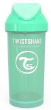 TWISTSHAKE Láhev s brčkem 360 ml (12+m) pastelově zelená TWISTSHAKE Láhev s brčkem 360 ml (12+m) pastelově zelená