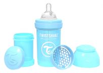TWISTSHAKE Kojenecká láhev Anti-Colic 180 ml (0 m+) pastelově modrá TWISTSHAKE Kojenecká láhev Anti-Colic 180 ml (0 m+) pastelově modrá