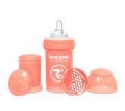 TWISTSHAKE Kojenecká láhev Anti-Colic 180 ml, pastelově broskvová TWISTSHAKE Kojenecká láhev Anti-Colic 180 ml, pastelově broskvová
