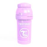 TWISTSHAKE Kojenecká láhev Anti-Colic 180 ml (dudl.S) Pastel. fialová TWISTSHAKE Kojenecká láhev Anti-Colic 180 ml (dudl.S) Pastel. fialová