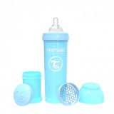 TWISTSHAKE Kojenecká láhev Anti-Colic 330 ml, pastelově modrá TWISTSHAKE Kojenecká láhev Anti-Colic 330 ml, pastelově modrá