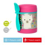 SKIP HOP Zoo Termoska na jedlo s lyžičko/vidličkou Lama 325 ml, 12 m+ SKIP HOP Zoo Termoska na jedlo s lyžičko/vidličkou Lama 325 ml, 12 m+