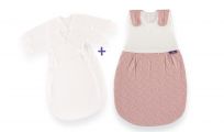 TRÄUMELAND Spací pytel Liebmich 3dílný set Kreise rose 56/62 TRÄUMELAND Spací pytel Liebmich 3dílný set Kreise rose 56/62