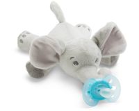 AVENT Hračka plyšová s dudlíkem Ultrasoft 0m+, slon AVENT Hračka plyšová s dudlíkem Ultrasoft 0m+, slon